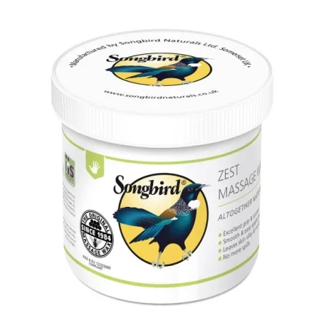 Songbird Massage Wax A light, gentle, refreshing and uplifting citrus massage wax containing Lime and Mandarin. Pregnancy suitable nut-free